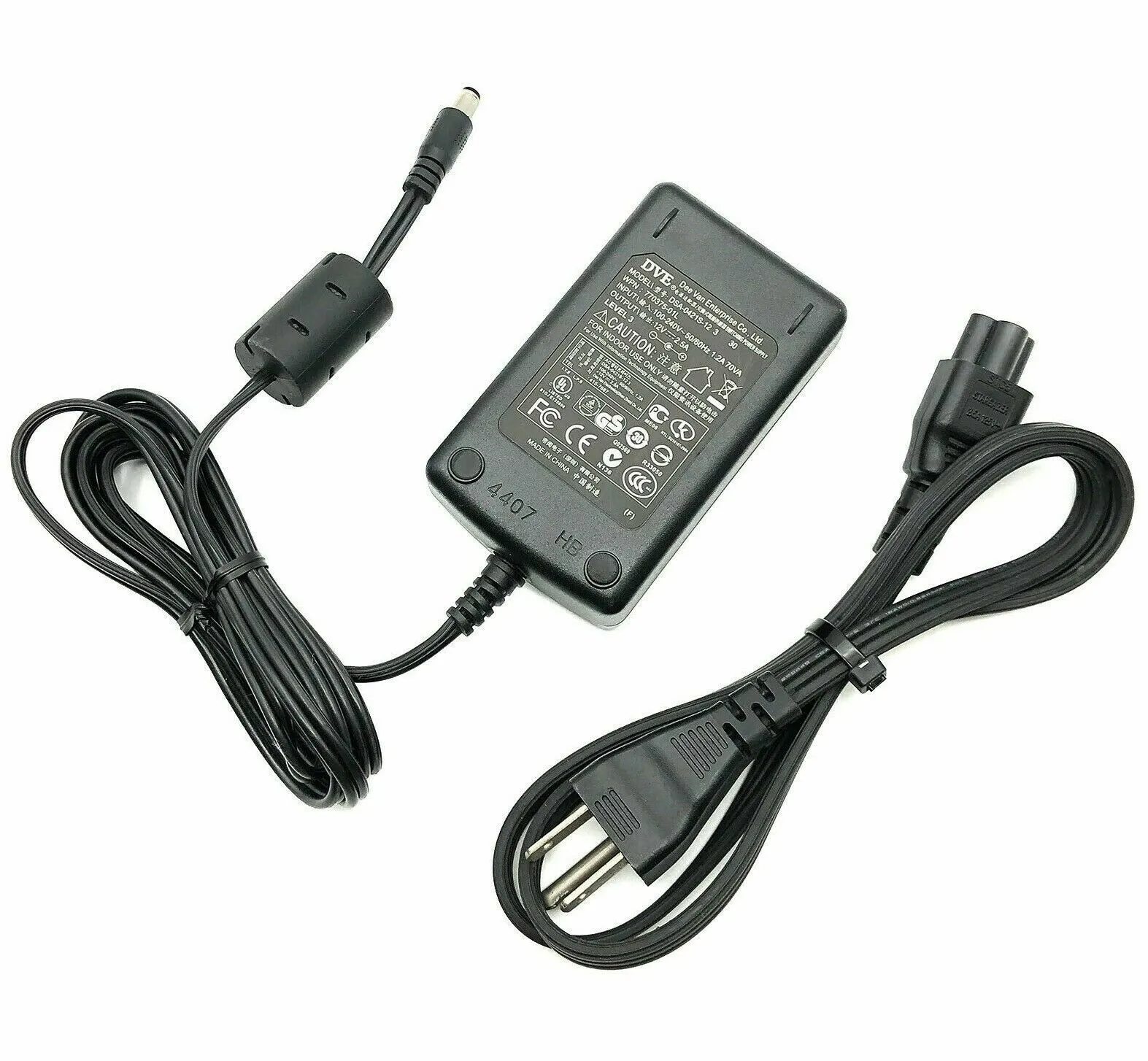 *Brand NEW*Genuine DVE 12V 2.5A 30W AC Adapter Model DSA-0421S-12 3 30 WPN 770375-01L Power Supply